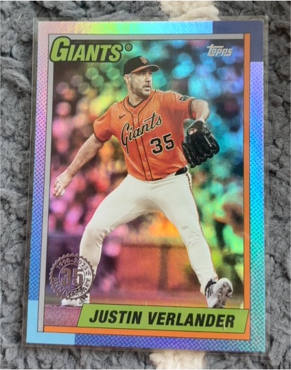 2022 Topps #35 Justin Verlander — front