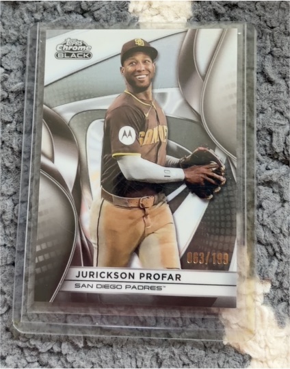 2022 Topps Chrome Black #063 Jurickson Profar — front