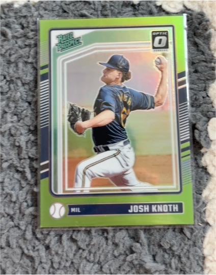 2021 Donruss Optic #DP-1 Josh Knoth — front