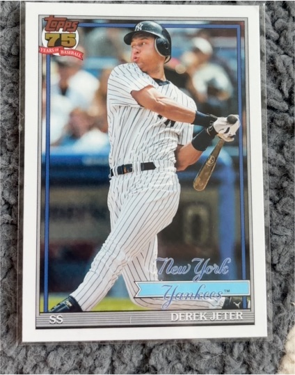 2021 Topps 75 Years of Baseball #75 Derek Jeter — front