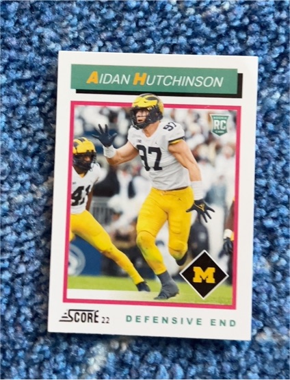 2022 Score #Aidan Hutchinson — front