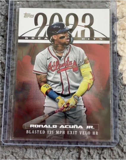 2023 Topps Great Hits Ronald Acuña Jr. — front