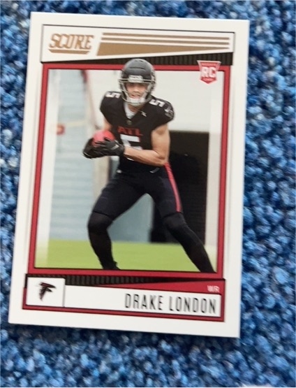 2022 Score #195 Drake London — front