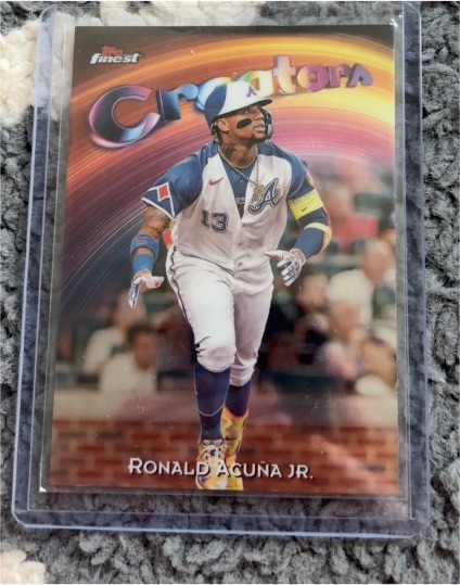 2021 Topps Finest #CRO Ronald Acuna Jr. — front