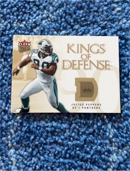 2003 Fleer Ultra Kings of Defense Julius Peppers — front