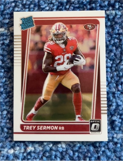 2021 Donruss Optic #288 Trey Sermon — front