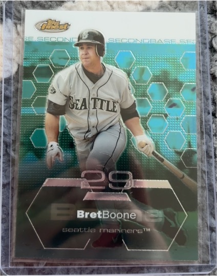 1999 Topps Finest #29 Bret Boone — front