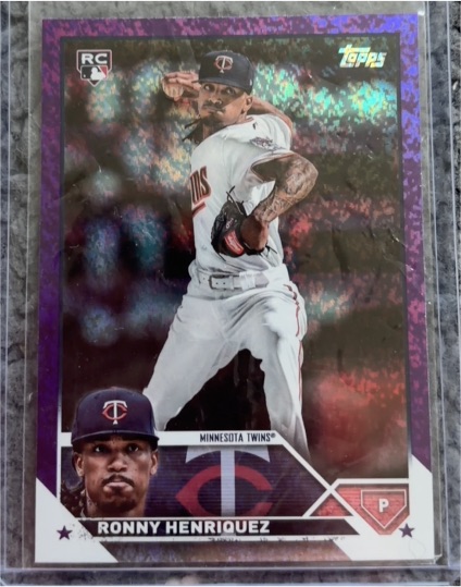 2022 Topps Ronny Henriquez Rookie Card — front