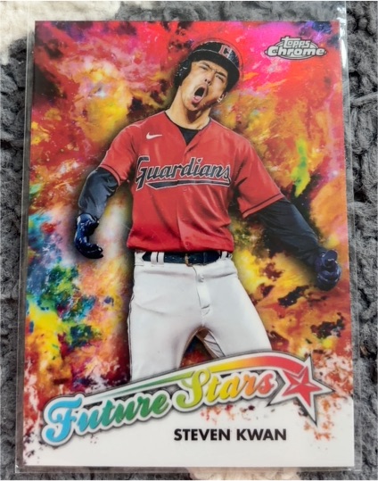 2023 Topps Chrome Future Stars Steven Kwan — front