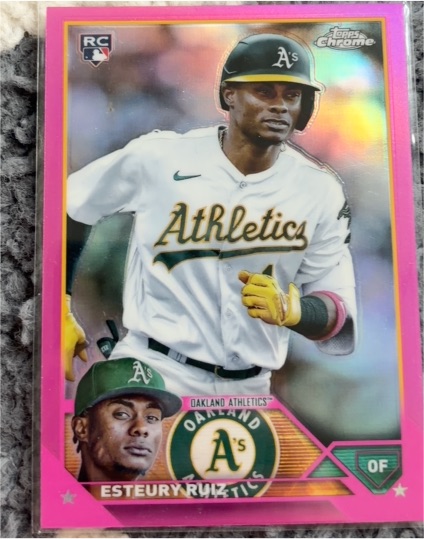 2022 Topps Chrome #RC Esteury Ruiz — front