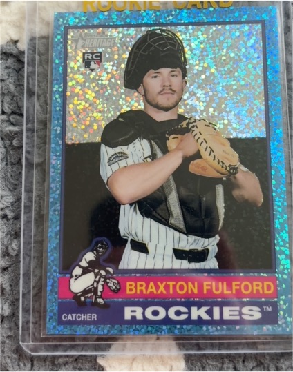 2022 Topps Heritage #RC Braxton Fulford — front