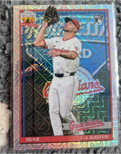 2022 Topps Chrome #75 C.J. Kayfus — front