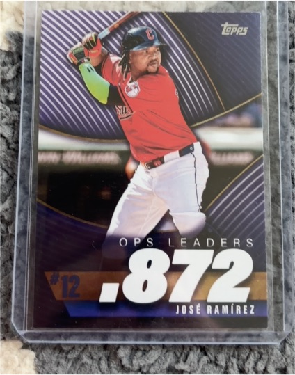 2023 Topps OPS Leaders #OPS12 José Ramírez — front