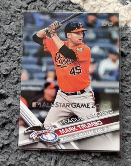 2017 Topps All-Star Game League Leaders Mark Trumbo — front