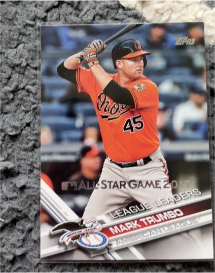 2017 Topps All-Star Game League Leaders #AL-LL Mark Trumbo — front