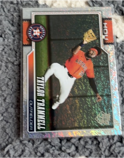 2021 Topps Now #HOU-1 Taylor Trammell — front