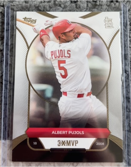 2008 Topps 3X MVP Albert Pujols — front