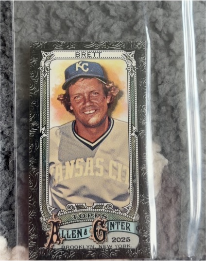 2025 Topps Allen & Ginter George Brett — front
