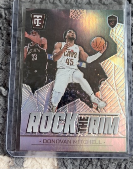 2022 Panini Rock the Rim Donovan Mitchell — front