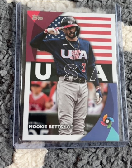 2021 Topps Team USA Baseball #USA-3 Mookie Betts — front