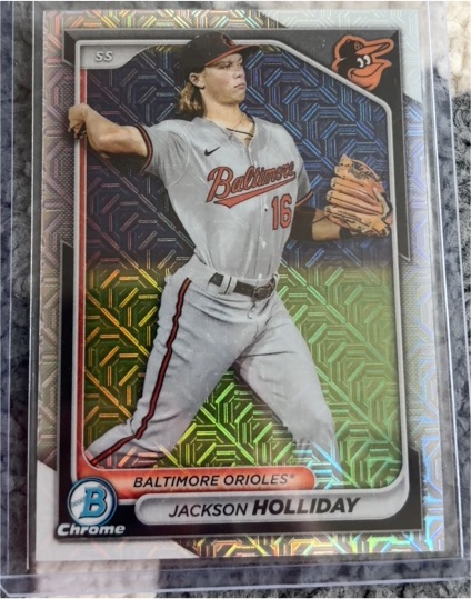 2023 Bowman Chrome #SS Jackson Holliday — front