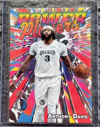 2023 Topps Power Players #PP-AD Anthony Davis — front