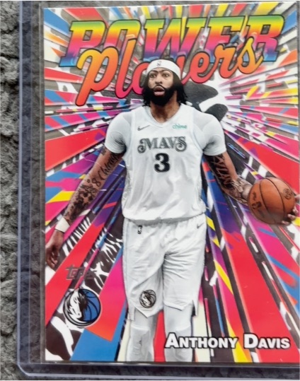 2022 Topps Power Players Anthony Davis — front
