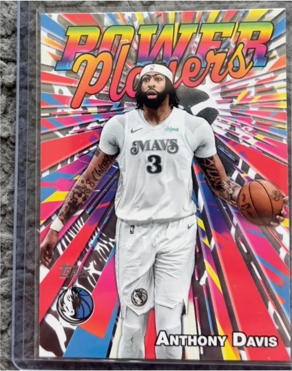 2022 Topps Power Players #PP-AD Anthony Davis — front