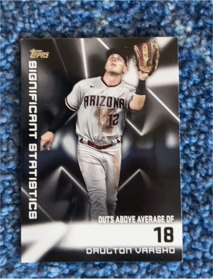 2023 Topps Significant Statistics Daulton Varsho — front