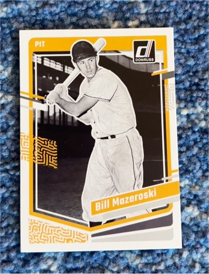 2022 Donruss #1 Bill Mazeroski — front