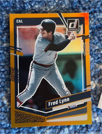 2021 Donruss #CAL Fred Lynn — front