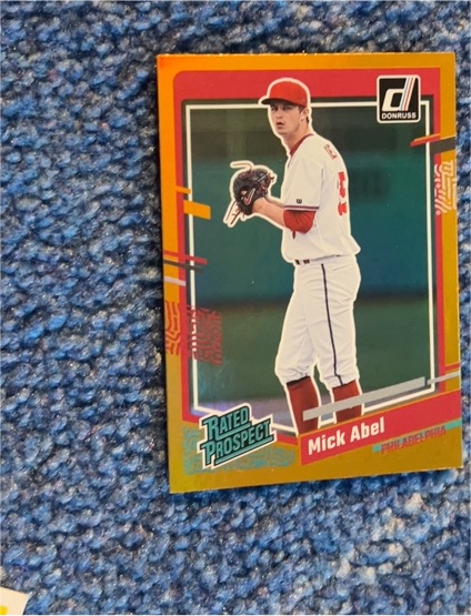 2021 Donruss Rated Prospect #RP-1 Mick Abel — front