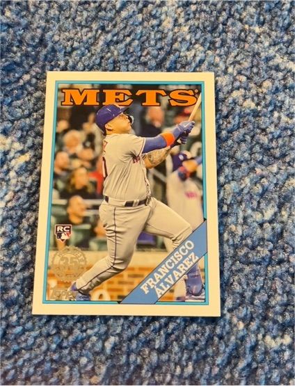 2022 Topps #25 Francisco Alvarez — front