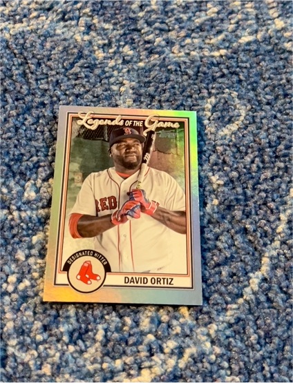 2021 Topps Legends of the Game LG-DO David Ortiz — front