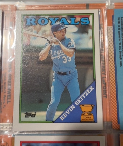 1987 Topps #33 Kevin Seitzer — front