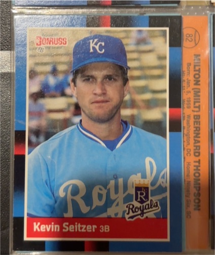 1988 Donruss #82 Kevin Seitzer — front