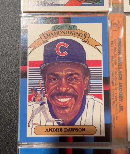 1984 Donruss Diamond Kings Andre Dawson — front
