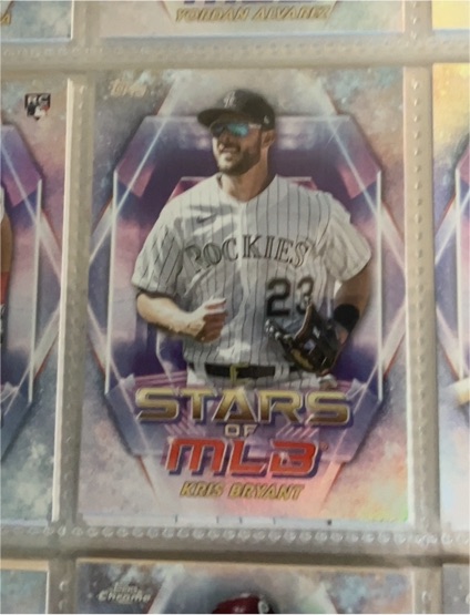 2022 Topps Stars of MLB #ST-3 Kris Bryant — front
