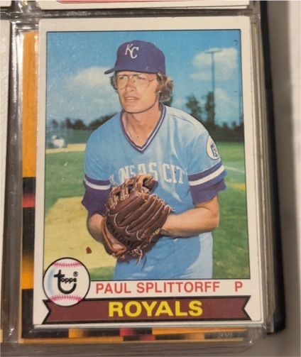 1973 Topps #300 Paul Splittorff — front