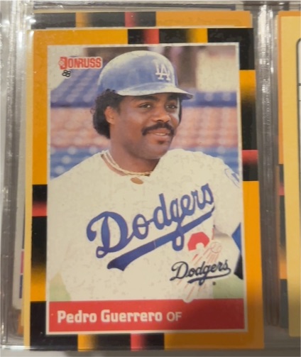1985 Donruss #85 Pedro Guerrero — front