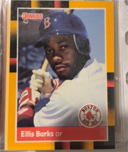 1988 Donruss #88 Ellis Burks — front