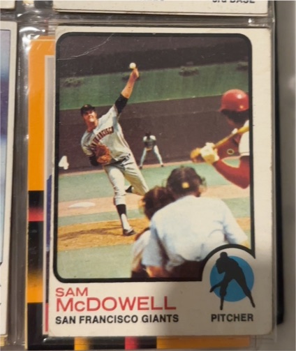 1971 Topps #4 Sam McDowell — front