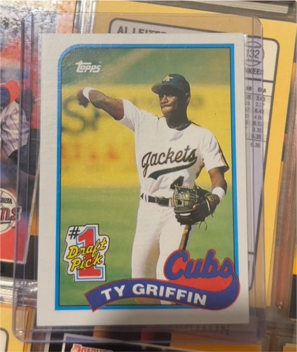 1989 Topps #1 Ty Griffin — front