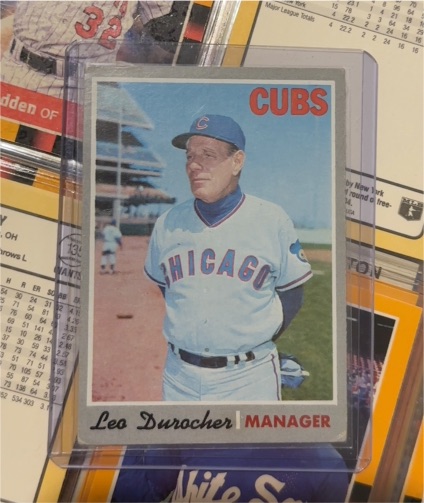 1963 Topps #1 Leo Durocher — front
