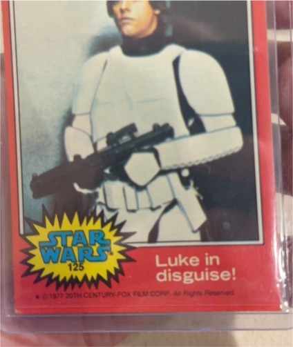 1977 Topps Star Wars #125 Luke in disguise! — front