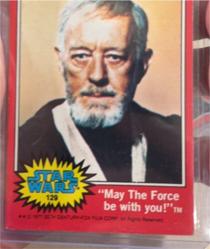 1977 Topps Star Wars #129 Obi-Wan Kenobi — front
