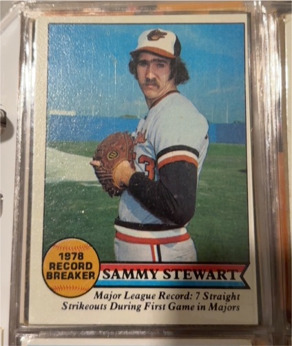 1979 Topps #670 Sammy Stewart — front