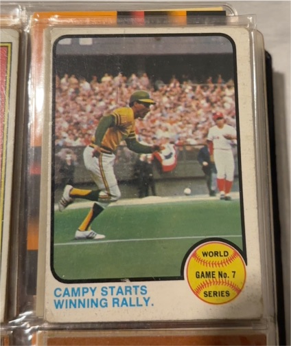 1972 Topps #7 Campy Campaneris — front
