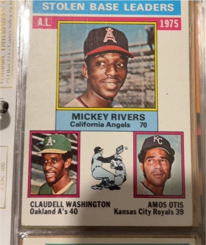 1976 Topps #100 Mickey Rivers — front