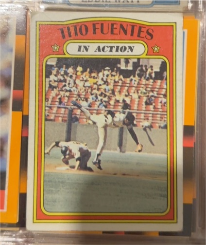 1973 Topps #500 Tito Fuentes In Action — front